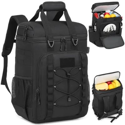 Obrázok produktu pre Chladiaci batoh 35 l, čierny, pre kempovanie