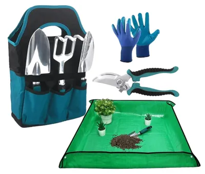 Produktbild von Multifunktionelles Gartengerät-Set mit Scheren und Schaufeln