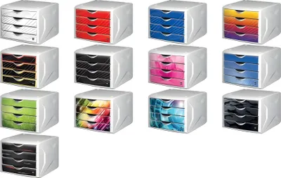 Produktbild von helit Schubladenbox the chameleon , Dekor wild flower (5170397)