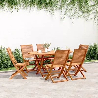 Produktbild von Möbel Gartenstühle 6 Stk. Klappbar 51x66x95 cm Massivholz Akazie - Gartenstühle 3214472