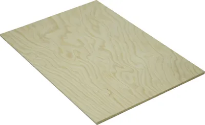 Produktbild von Sperrholzplatte Kiefer 120 x 60 cm, 4 mm