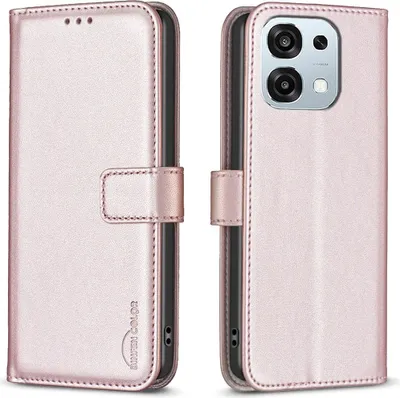 Produktbild von OPPO A6 Pro 5G Hülle - BINFEN Klapphülle - Roségold