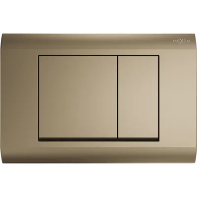 Obrázek produktu pro Mexen Fenix 01 splachovací tlačítko, Zlatá - 600104