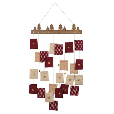 Produktbild von Adventskalender - 24 Säckchen zum Aufhängen und Verzieren