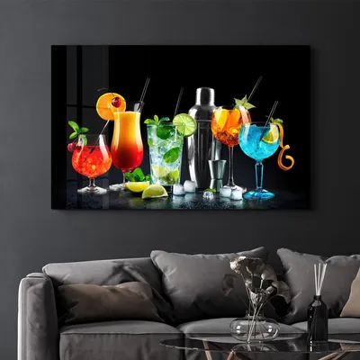 Immagine prodotto di Wallity, VFT-2054 - 46 x 72, Pittura decorativa su vetro temperato, Multicolore, 100% vetro temperato, 46 x 72 cm
