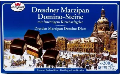 Produktbild von Dr. Quendt - Dresdner Marzipan Domino-Steine - 200g