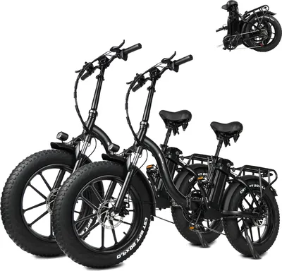 Produktbild von （2 Stücke）Elektrofahrrad E-Bike E-Klapprad,Pedelec 48V/18 Ah mit 250W Motor, 25km/h