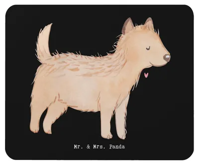 Produktbild von Mr. & Mrs. Panda Mauspad Cairn Terrier Lebensretter - Schwarz - Geschenk, computer, pc, Mouse Pad, Mousepad