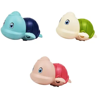 Produktbild von Minicee 3er Set Baby Bade Spielzeug Schildkröte BPA frei Wasserspielzeug 0–3 Jahre