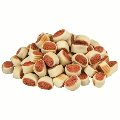 Produktbild von Schlemmer Rollies mit Lachs 500g - Hundekekse Krümel- und fettfrei – ideal für unterwegs