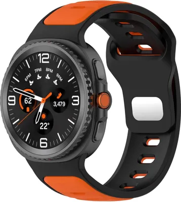 Immagine prodotto di Cinturino in silicone a doppio colore con chiusura rapida per Samsung Galaxy Watch 8 / 8 Classic