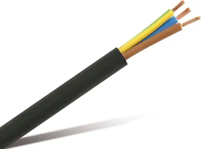 Produktbild von RAUTRONIC PVC-Schlauchleitung H03VV-F, 3G0,75, 100 m, schwarz