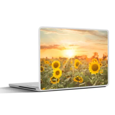 Produktbild von MuchoWow® Laptop Aufkleber Sticker Cover Sonnenblume - Sonne - Blumen 36.5x27.5 cm - Laptop-Sticker