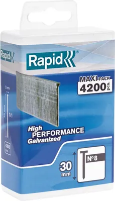Image de Rapid Tools 5000184 Rapid Nägel Typ 8, 30 mm, galvanisiert, Großpackung