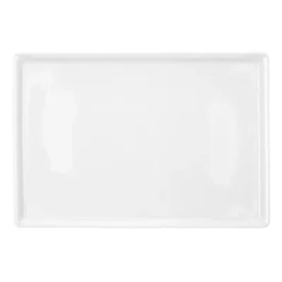Produktbild von Seltmann Weiden  Buffet-Gourmet Platte 32,5x22,4 cm Porzellan weiß