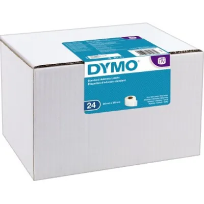 Produktbild von DYMO Original LabelWriter Adressetiketten | 28 mm x 89 mm | 24 Rollen mit je 130 leicht ablösbaren Etiketten (3.120 Etikettenband) | selbstklebendes Etikettenband | für LabelWriter Etikettendrucker