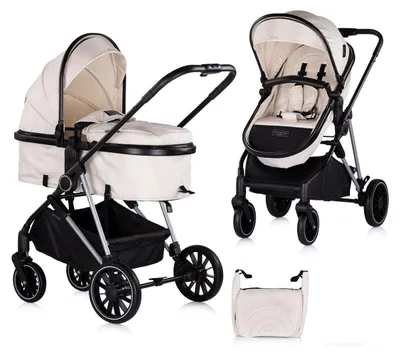 Produktbild von CHIPOLINO Aura 2-in-1-Kombikinderwagen Biscotta
