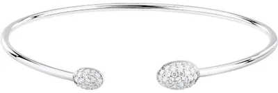 Produktbild von Luxuriö ses massives Armband mit Pave-Zirkonen SAZB09