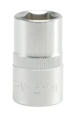 Obrázek produktu pro Yato YT-1208, Jedna položka, Nástrčkový klíč, Chrom-vanadiová ocel, 1/2", Chrom, 38 mm