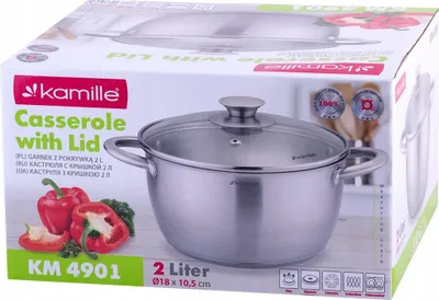 Produktbild von Topf mit Deckel 2,0 l INDUKTION GAS KAMILLE