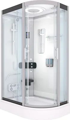 Produktbild von Duschkabine Komplettdusche Fertigdusche Dusche D60-70T0R 80x120 cm