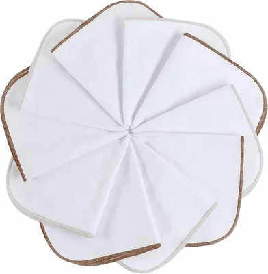 Produktbild von Baby Waschlappen 10 Stück, 25x25 cm, Nudetöne, für Babypflege