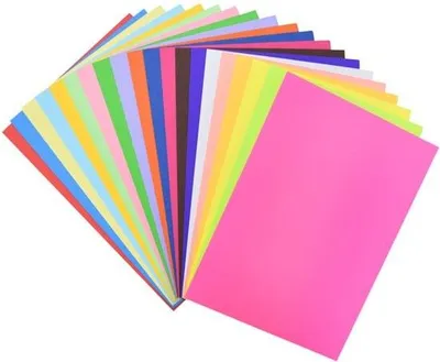 Produktbild von 200 Blatt farbiges Origamipapier im A4-Format, 20 leuchtende Farben, 70 g/m², 21 x 29,7 cm, doppelseitig faltbar, geeignet für Kinderbastelarbeiten und DIY-Projekte