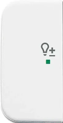 Produktbild von BUSCH-JAEGER Wippe 6234-21-214, 2-fach L, Dimmer, free@home, alpinweiß