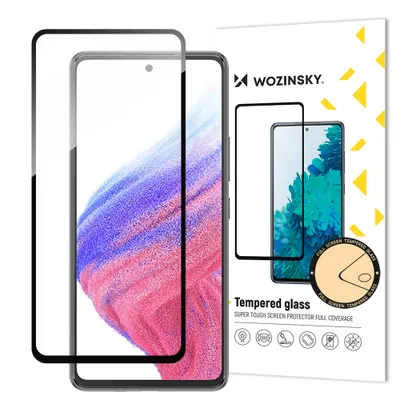 Obrázok produktu pre Wozinsky Full Glue Tvrdené Sklo Samsung Galaxy A54 5G 9H Tvrdené Sklo Na Celú Obrazovku S Čiernym Rámčekom