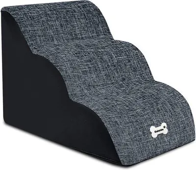 Produktbild von Famanu Hundetreppe - Antislip, abnehmbar und waschbar - 38 x 60 x 40 cm
