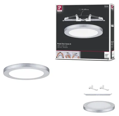 Productafbeelding van Paulmann LED inbouwpaneel 2-in-1, Cover-it