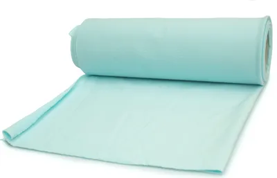 Produktbild von French Terry, Baumwolle Sweatshirtstoff, Aqua 50 x 185 cm