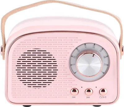Obrázok produktu pre Retro Bluetooth reproduktor BT 5.0 s konektorom Type-C – vintage prenosný bezdrôtový Bluetooth reproduktor do kuchyne, na stôl, do spálne, do kancelárie alebo na párty