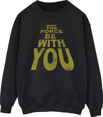 Produktbild von Star Wars - "May The Force Be With You" Sweatshirt für Herren BI45310 (L) (Schwarz)