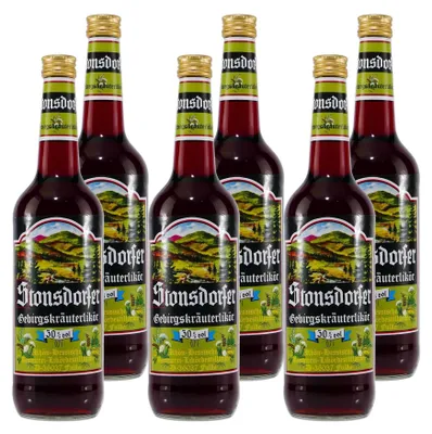 Produktbild von Stonsdorfer Gebirgskräuterlikör (6 x 0,7L)