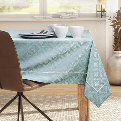 Zdjęcie produktu dla Obrus Maya z nadrukiem 40x140 miętowy DecoKing