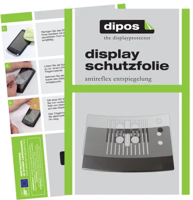 Produktbild von 2x Schutzfolie für NIVONA NICR 768 Tropfblech matt Displayschutzfolie Folie Display Schutz dipos