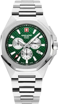 Obrázok produktu pre Swiss Alpine Military pánske hodinky chronograf analógové quartz 7005.9134SAM nerezová oceľ