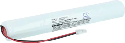 Produktbild von vhbw Akku Ersatz für Schneider OVA58994 für Fluchtweg, Notfallbeleuchtung (4000 mAh, 4,8 V, NiCd)