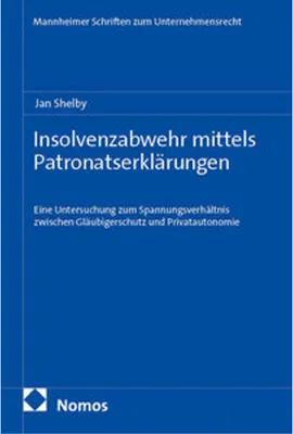 Immagine prodotto di Insolvenzabwehr mittels Patronatserklärungen