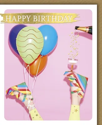 Produktbild von Geburtstag - Glückwunschkarte im Format 11,5 x 13,5 cm mit Umschlag