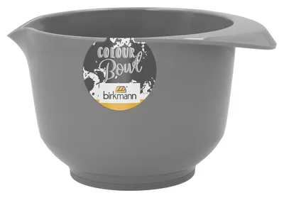 Produktbild von BIRKMANN Rühr- und Servierschüssel, 0,75 Liter, grau, aus Melamin, standfest, kratzfest, BPA-frei, 70