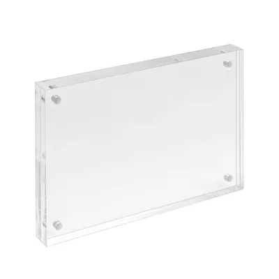 Produktbild von DIN A6 Magnetrahmen aus Acrylglas, 15mm stark / magnetischer Bilderrahmen / Magnet / Rahmen / Fotorahmen / Acryl / Familienfoto / Hochzeit / Zeigis®