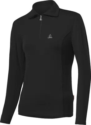 Produktbild von Loeffler Transtex Basic Langarm-t-shirt Schwarz L Damen Schwarz L