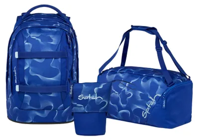Produktbild von Satch, Schulrucksack-Set PACK Vibrant Blue 3-teilig, ab 5. Klasse