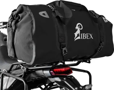 Produktbild von ZIEGER Gepäckbrücke kompatibel mit Honda CB 500 X (PC64) schwarz mit Schnorr Hecktasche in schwarz