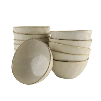 Produktbild von OTIX Suppenschalen 12 Personen Beige 620ml Keramik MAPLE