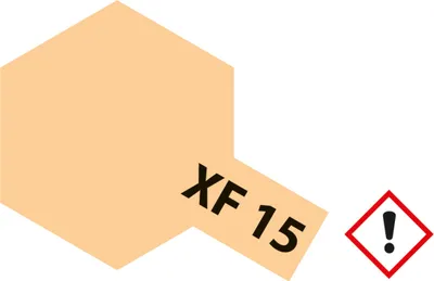 Produktbild von XF-15 Fleischfarben matt - 23ml Acrylstreichfarbe wasserloeslich Tamiya 300081315