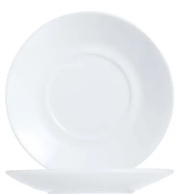 Zdjęcie produktu dla Esmeyer 402-688 Esmeyer Arcoroc spodek do kawy EVERYDAY, biały
