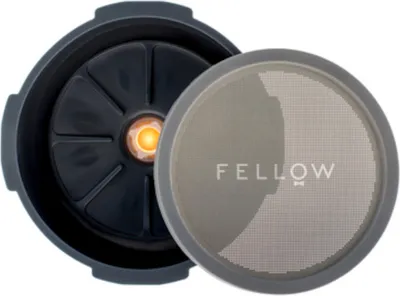 A coffee filter attachment for an Aeropress.